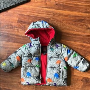 Swiss Tech Kids Dinosaur Puffer Jacket